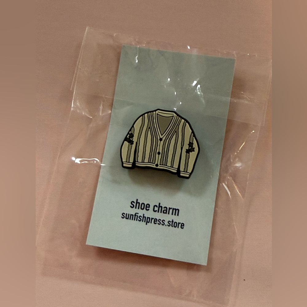 Taylor Swift Folklore Cardigan Shoe Charm